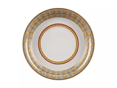 Чашка с блюдцем чайная форма Гербовая рисунок Бельведер по мотивам Бабигонского, арт. 81.27732.00.1