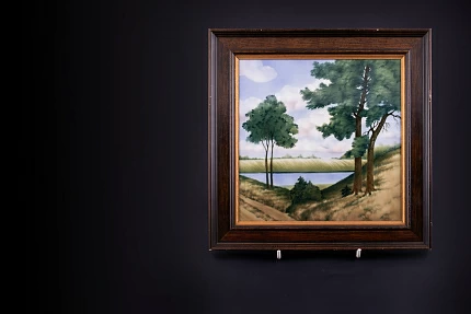 Пласт в багете 350х350 мм, Русский пейзаж арт. 80.88963.00.1