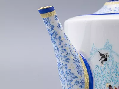 Сервиз чайный форма Гербовая рисунок Зимние забавы, 4 персоны 10 предметов арт. 81.20899.00.1