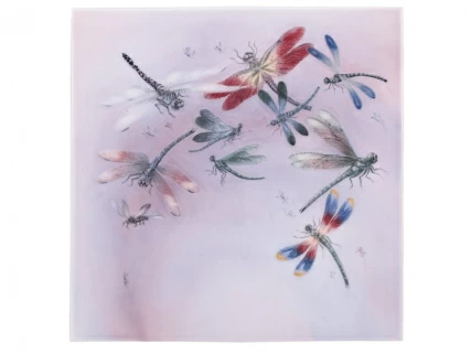 Пласт 350х350 форма Квадратный рисунок Стрекозы арт. 80.88055.00.1, 