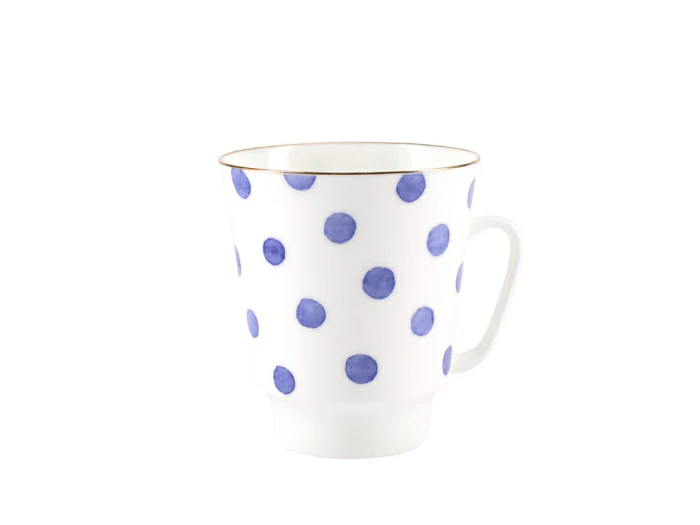 Чашка с блюдцем кофейная 165 мл форма Майская рисунок Polka Dot арт. 81.27797.00.1, 