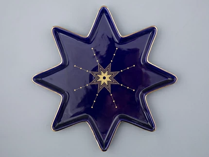 Подарочный набор форма Звезда рисунок Индиго арт. 81.31549.00.1 Подарочный набор форма Звезда рисунок Индиго арт. 81.31549.00.1