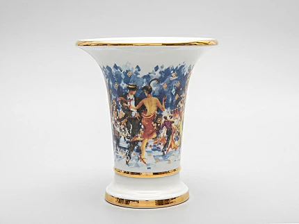 Ваза форма Ампирная рисунок Танго на Красной площади арт. 80.39849.00.1