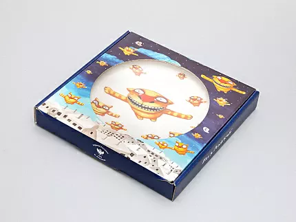 Подарочный набор дек. тарелка Эллипс Вася Ложкин. Вечерний полет, арт. 81.29341.00.1