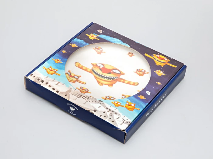 Подарочный набор дек. тарелка Эллипс Вася Ложкин. Вечерний полет, арт. 81.29341.00.1, 