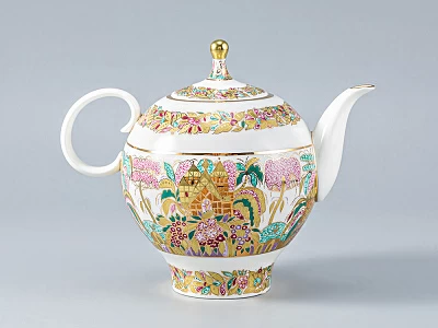 Сервиз чайный Яблочко Пейзажный фриз, 6 персон 20 предметов, арт. 81.21495.00.1