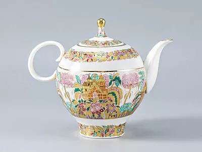 Сервиз чайный Яблочко Пейзажный фриз, 6 персон 20 предметов, арт. 81.21495.00.1