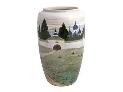 Ваза форма Китайская средний размер рисунок Монастырь арт. 80.06852.00.1