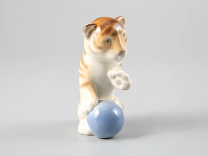 Скульптура форма Тигренок Актер рисунок Полосатый арт. 82.67287.00.1, 