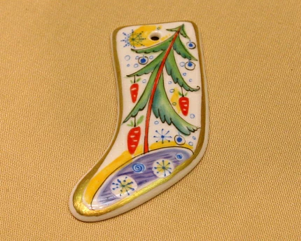 Сувенир новогодний Носочек Носочек  арт. 60.03951.00.1 Сувенир новогодний Носочек Носочек  арт. 60.03951.00.1