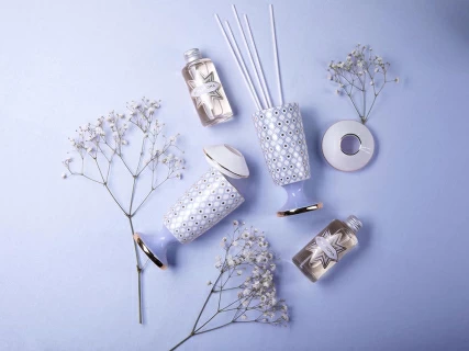 Подарочный Набор Свеча ароматическая рисунок Азур 2 аромат Чудесный день, арт. 81.30076.00.1, 