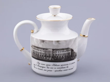 Сервиз чайный на 6 персон 15 предметов, форма Банкетная рисунок Великолепный Невский, арт. 81.32683.00.1, 