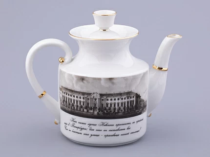 Сервиз чайный на 6 персон 15 предметов, форма Банкетная рисунок Великолепный Невский, арт. 81.32683.00.1