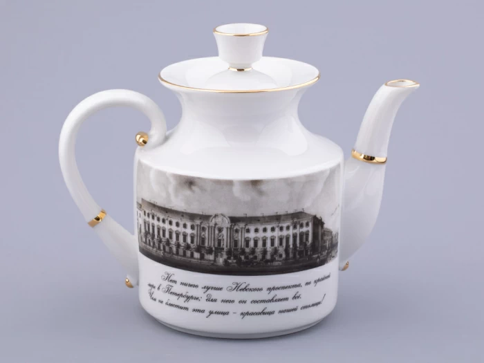 Сервиз чайный на 6 персон 15 предметов, форма Банкетная рисунок Великолепный Невский, арт. 81.32683.00.1, 