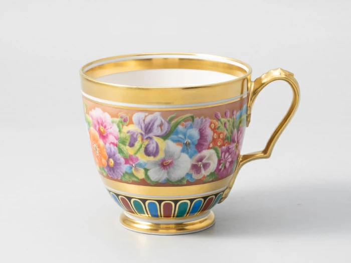 Сервиз чайный 14 предметов на 6 персон, форма Александр |||, рисунок Цветы Александрии, арт 81.31049.00.1, 