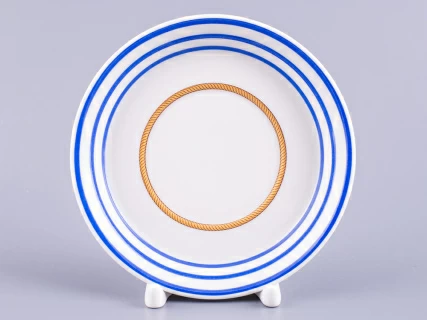 Чашка с блюдцем чайная 220 мл форма Гербовая рисунок Кают-компания № 2 арт. 81.24031.00.1, 