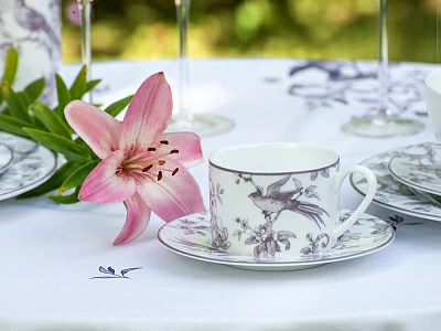 Чашка с блюдцем форма Соло рисунок Monplaisir Violet, арт. 81.29440.00.5 Чашка с блюдцем форма Соло рисунок Monplaisir Violet, арт. 81.29440.00.5