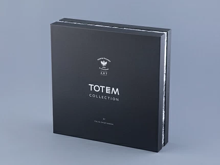 Декоративная тарелка 300 мм в подарочной упаковке, форма Эллипс 2, рисунок Тотем Волк арт. 81.26808.00.1 Декоративная тарелка 300 мм в подарочной упаковке, форма Эллипс 2, рисунок Тотем Волк арт. 81.26808.00.1