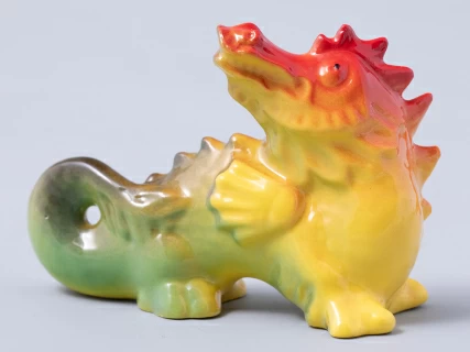 Скульптура Дракон №2 желтый Удача арт. 82.44943.00.1, 