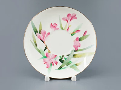 Чашка с блюдцем форма Купольная рисунок Акварель арт. 81.26635.00.1