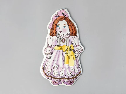 Елочная игрушка рисунок Мари арт. 80.38543.00.1