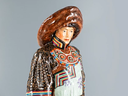 Скульптура Народности России Качинская женщина арт. 82.85842.00.1