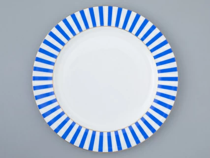 Тарелка плоская 200 мм, форма Стандартная, рисунок Да и нет Лазурный, арт. 80.46526.00.1, 