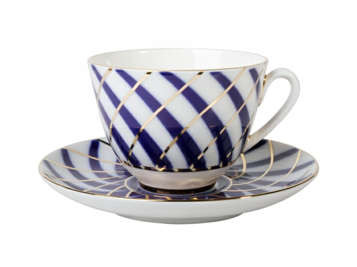 Чашка с блюдцем чайная 250 мл форма Весенняя рисунок Тодес арт. 81.14748.00.1, 