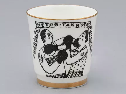 Подарочный набор стопок форма Сувенирная 1, рисунок Русская культура, арт. 81.31748.00.1