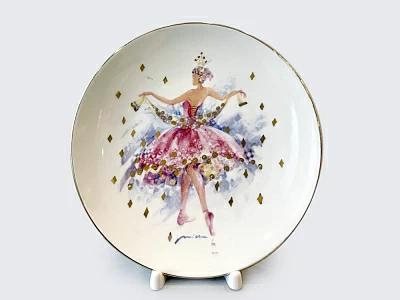 Тарелка декоративная 195 мм форма Эллипс рисунок Принцесса Аврора арт. 80.86808.00.1 Тарелка декоративная 195 мм форма Эллипс рисунок Принцесса Аврора арт. 80.86808.00.1