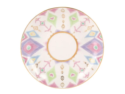 Чашка с блюдцем форма Тюльпан рисунок Перо павлина, арт. 81.27961.00.1, 