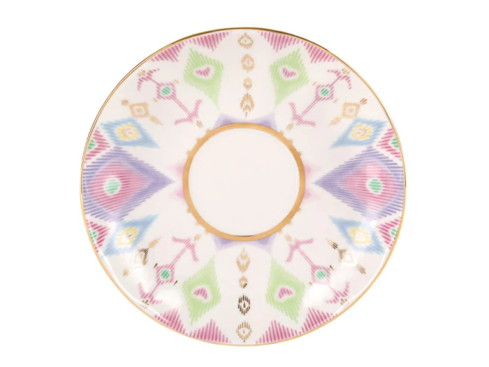 Чашка с блюдцем форма Тюльпан рисунок Перо павлина, арт. 81.27961.00.1, 