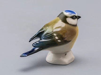 Скульптура форма Синица рисунок Лазоревка арт. 82.78548.00.1