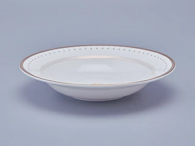 Тарелка глубокая 235 мм форма Стандартная 2 рисунок Азур золотой арт. 80.93400.00.1