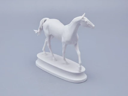 Скульптура в подарочной упаковке, форма Конь Ахалтекинский, рисунок Белый, арт. 81.18627.00.1, 