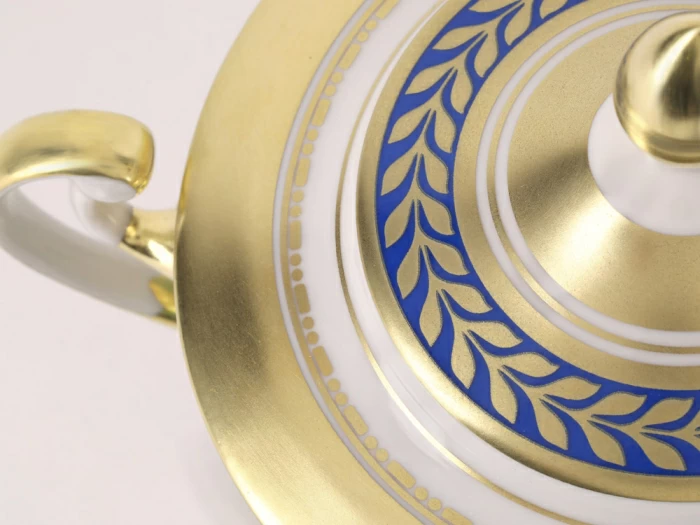 Сахарница форма Александрия рисунок Золотой 52 арт. 80.64723.00.1, 