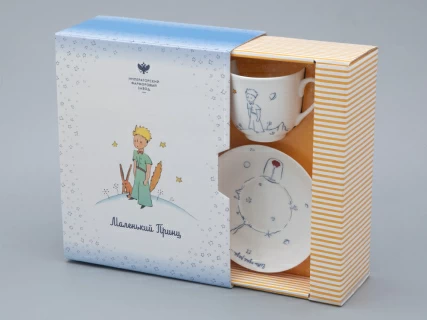 Подарочный набор форма Ландыш рисунок Маленький Принц и Роза, арт. 81.27751.00.1, 