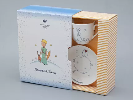 Подарочный набор форма Ландыш рисунок Маленький Принц и Роза, арт. 81.27751.00.1