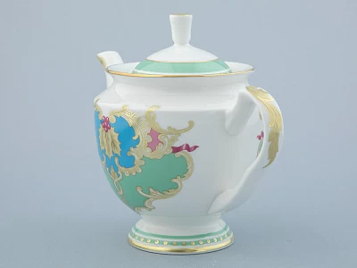 Сервиз чайный форма Айседора рисунок Аквамарин 6 персон 14 предметов арт. 81.30906.00.1