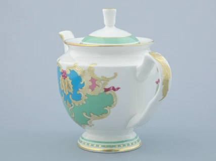 Сервиз чайный форма Айседора рисунок Аквамарин 6 персон 14 предметов арт. 81.30906.00.1,  Сервиз чайный форма Айседора рисунок Аквамарин 6 персон 14 предметов арт. 81.30906.00.1,