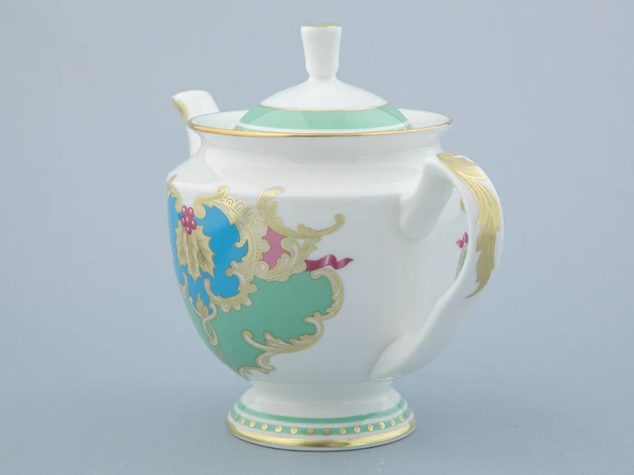 Сервиз чайный форма Айседора рисунок Аквамарин 6 персон 14 предметов арт. 81.30906.00.1,  Сервиз чайный форма Айседора рисунок Аквамарин 6 персон 14 предметов арт. 81.30906.00.1,