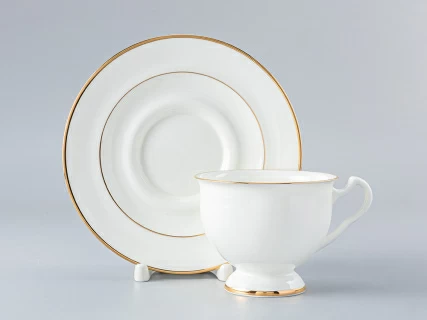 Чашка с блюдцем чайная Айседора Золотая лента 250 мл арт. 81.17862.00.1, 