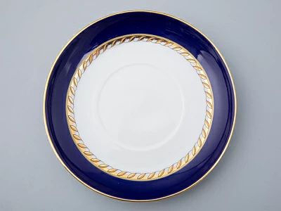 Бокал с блюдцем форма Ленинградский рисунок Порфировая ваза арт. 81.31477.00.1