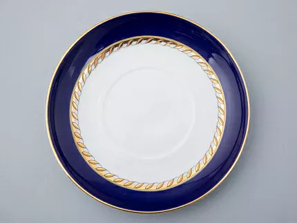 Бокал с блюдцем форма Ленинградский рисунок Порфировая ваза арт. 81.31477.00.1