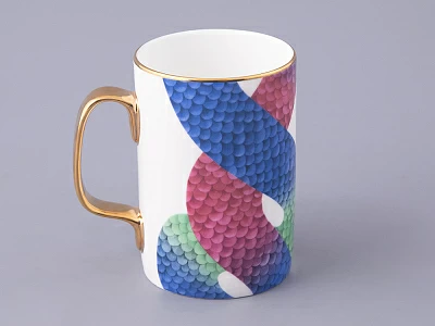 Подарочный набор Бокал с блюдцем и крышкой, форма top, рисунок Лунный змей, арт. 81.32798.00.1 Подарочный набор Бокал с блюдцем и крышкой, форма top, рисунок Лунный змей, арт. 81.32798.00.1