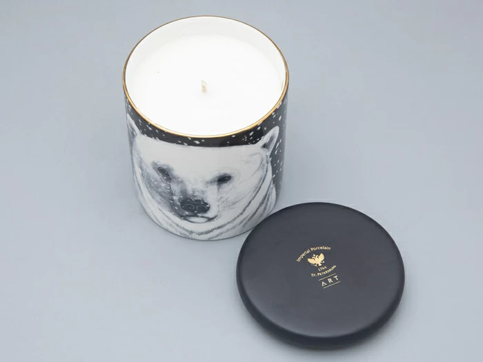 Свеча ароматическая в подарочной упаковке, рисунок Тотем. Медведь аромат Черный перец арт. 81.31597.00.1, 