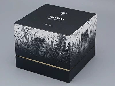 Шкатулка в подарочной упаковке, форма Идиллия, рисунок Тотем. Тигр арт. 81.31652.00.1