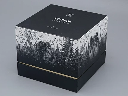 Шкатулка в подарочной упаковке, форма Идиллия, рисунок Тотем. Тигр арт. 81.31652.00.1