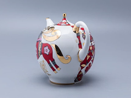 Чайник доливной Новгородский Красный конь 2450 мл арт. 80.00765.00.1 Чайник доливной Новгородский Красный конь 2450 мл арт. 80.00765.00.1