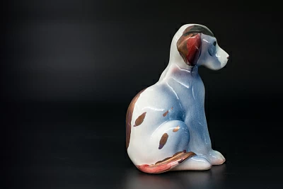 Скульптура Щенок Серый, арт 62.11229.00.1